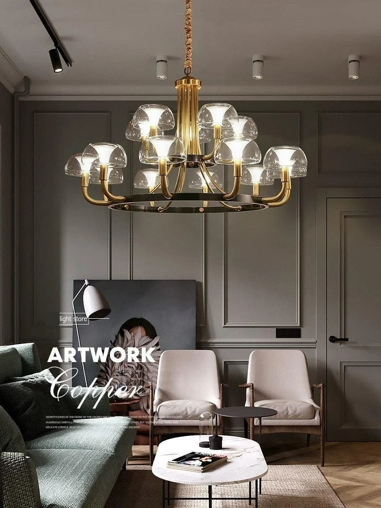 Jefferson - Modern Fountain Chandelier -Bathlova