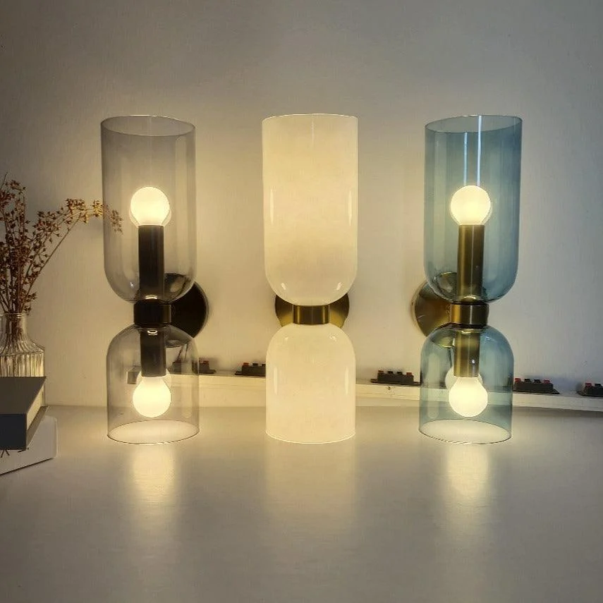 Jewel - Modern Glass Wall Sconce -Bathlova