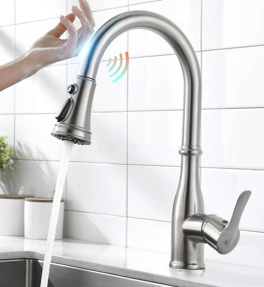 Julius - Pull Down Retractable Touch Sensor Kitchen Tap -Bathlova