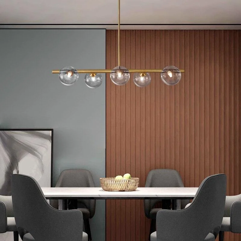 Justine - Modern Multi-Bulb Horizontal Light Fixture -Bathlova