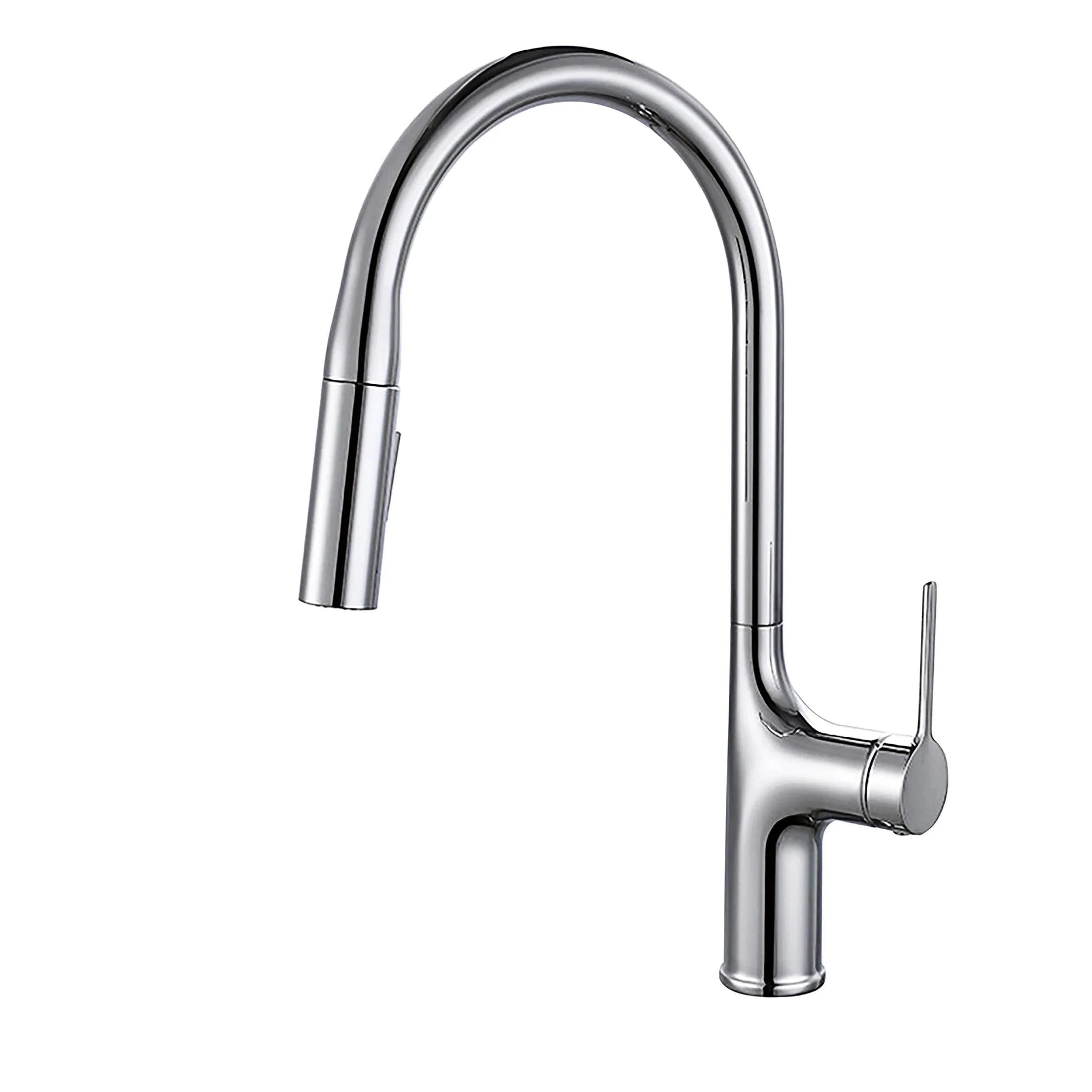 Kitchen Tap Brass Single Handle Pull Out Sink Tap Modern Tap -Bathlova