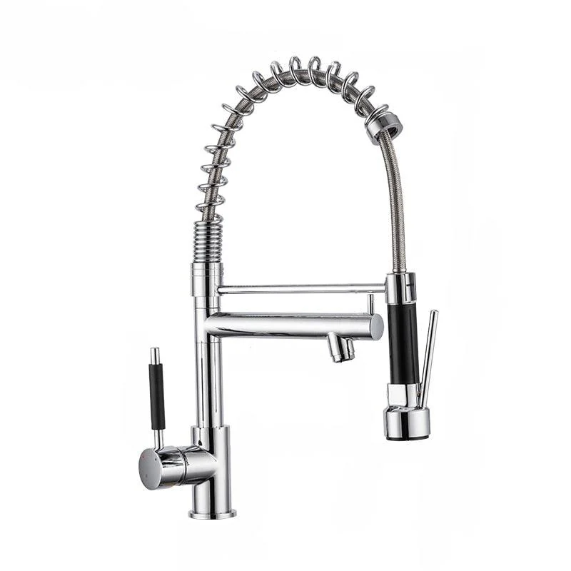 Kitchen Tap Deck Mounted Single Handle 360ÃÂ° Rotatable Flexible Tap -Bathlova