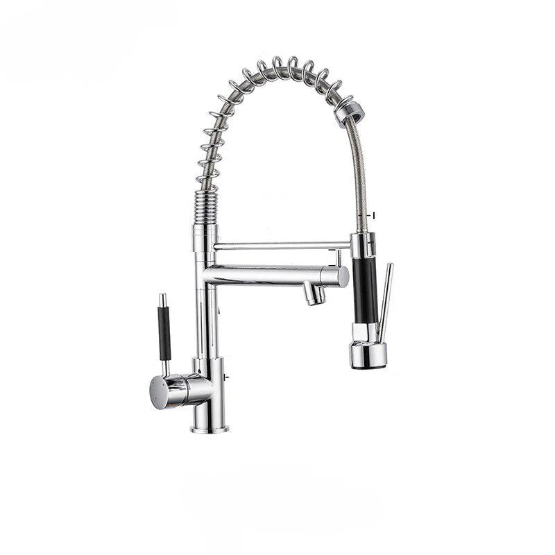 Kitchen Tap Deck Mounted Single Handle 360ÃÂ° Rotatable Flexible Tap -Bathlova