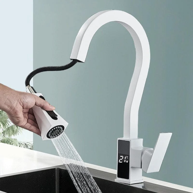 Kitchen Tap Flexible Dual Water Mode Sprayer Mixer Tap -Bathlova