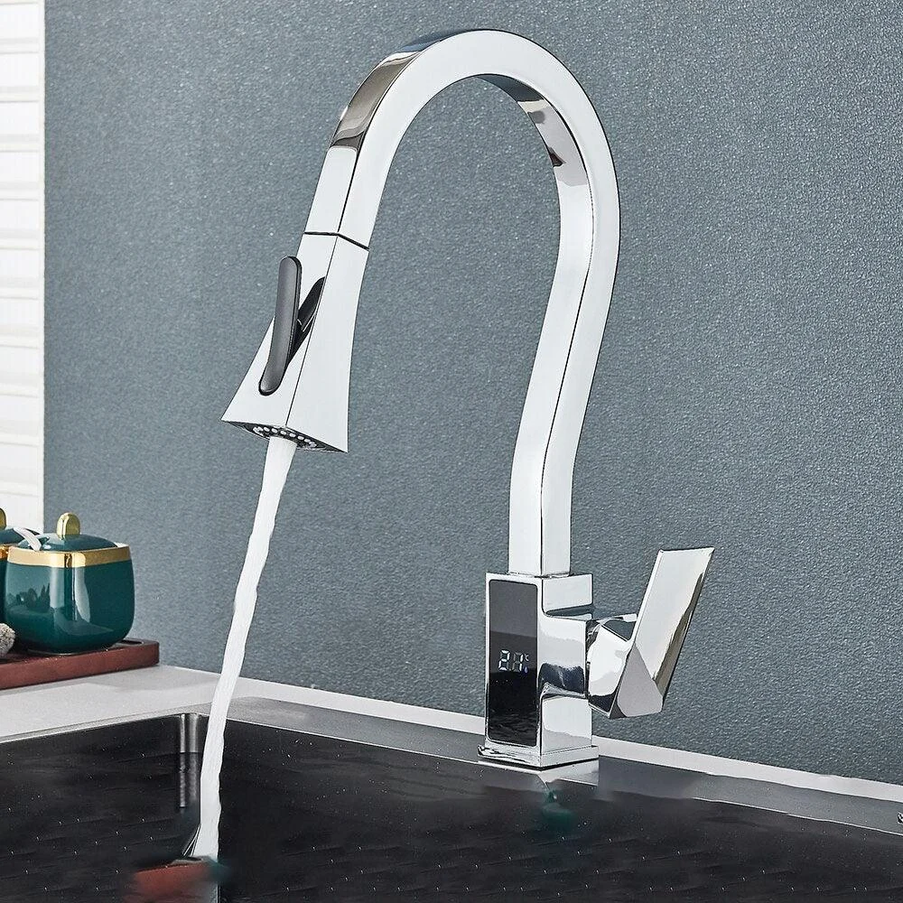 Kitchen Tap Flexible Dual Water Mode Sprayer Mixer Tap -Bathlova