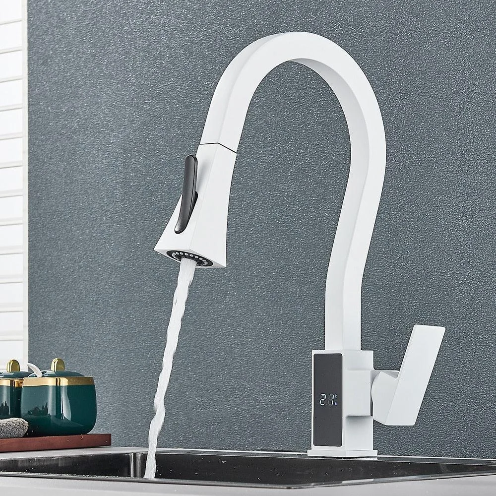 Kitchen Tap Flexible Dual Water Mode Sprayer Mixer Tap -Bathlova