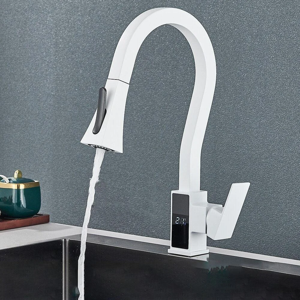 Kitchen Tap Flexible Dual Water Mode Sprayer Mixer Tap -Bathlova