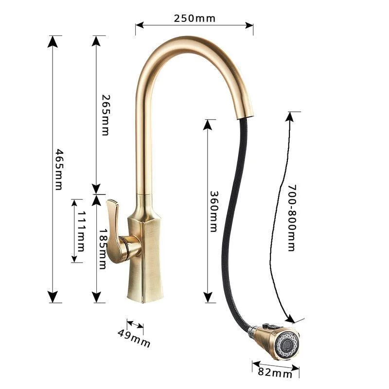 Kitchen Tap Hot And Cold Mixer Tap Kitchen Pull Out Tap -Bathlova