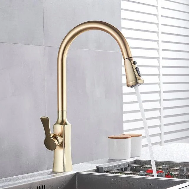 Kitchen Tap Hot And Cold Mixer Tap Kitchen Pull Out Tap -Bathlova