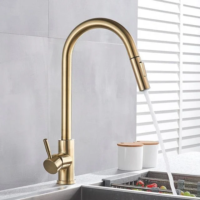 Kitchen Tap Hot And Cold Mixer Tap Kitchen Pull Out Tap -Bathlova