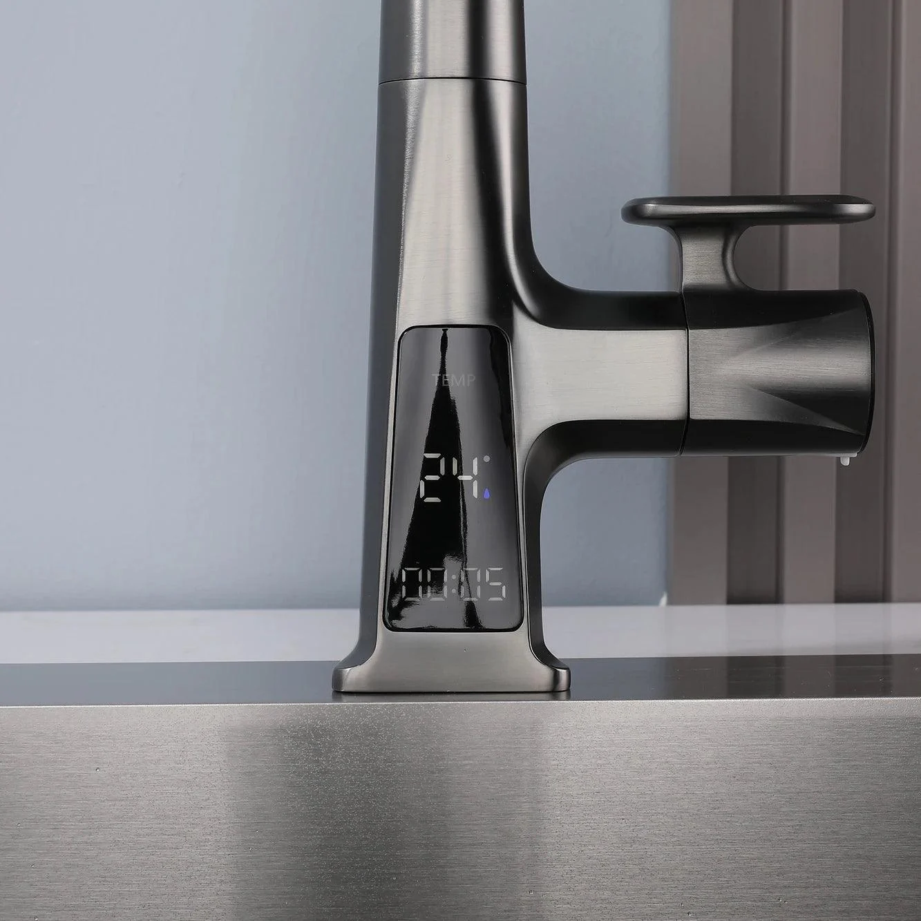 Kitchen Tap Intelligent Induction Digital Display Sink Tap -Bathlova