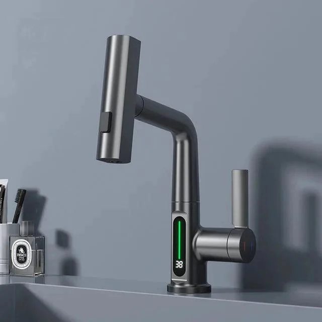 Kitchen Tap Rotatable Gourmet Tap Digital Display Kitchen Tap -Bathlova