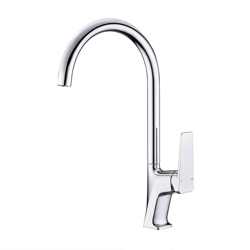 Kitchen Tap Single Hole Kitchen Sink Tap High Arc Kitchen Sink Tap -Bathlova