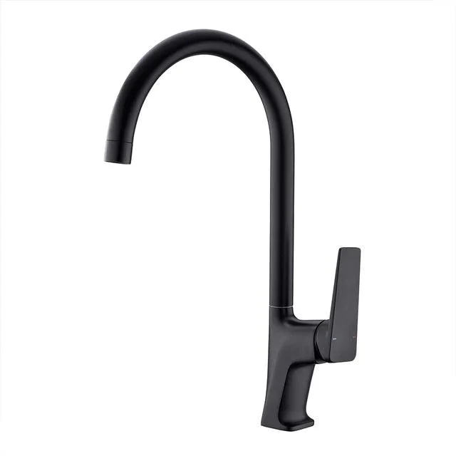 Kitchen Tap Single Hole Kitchen Sink Tap High Arc Kitchen Sink Tap -Bathlova