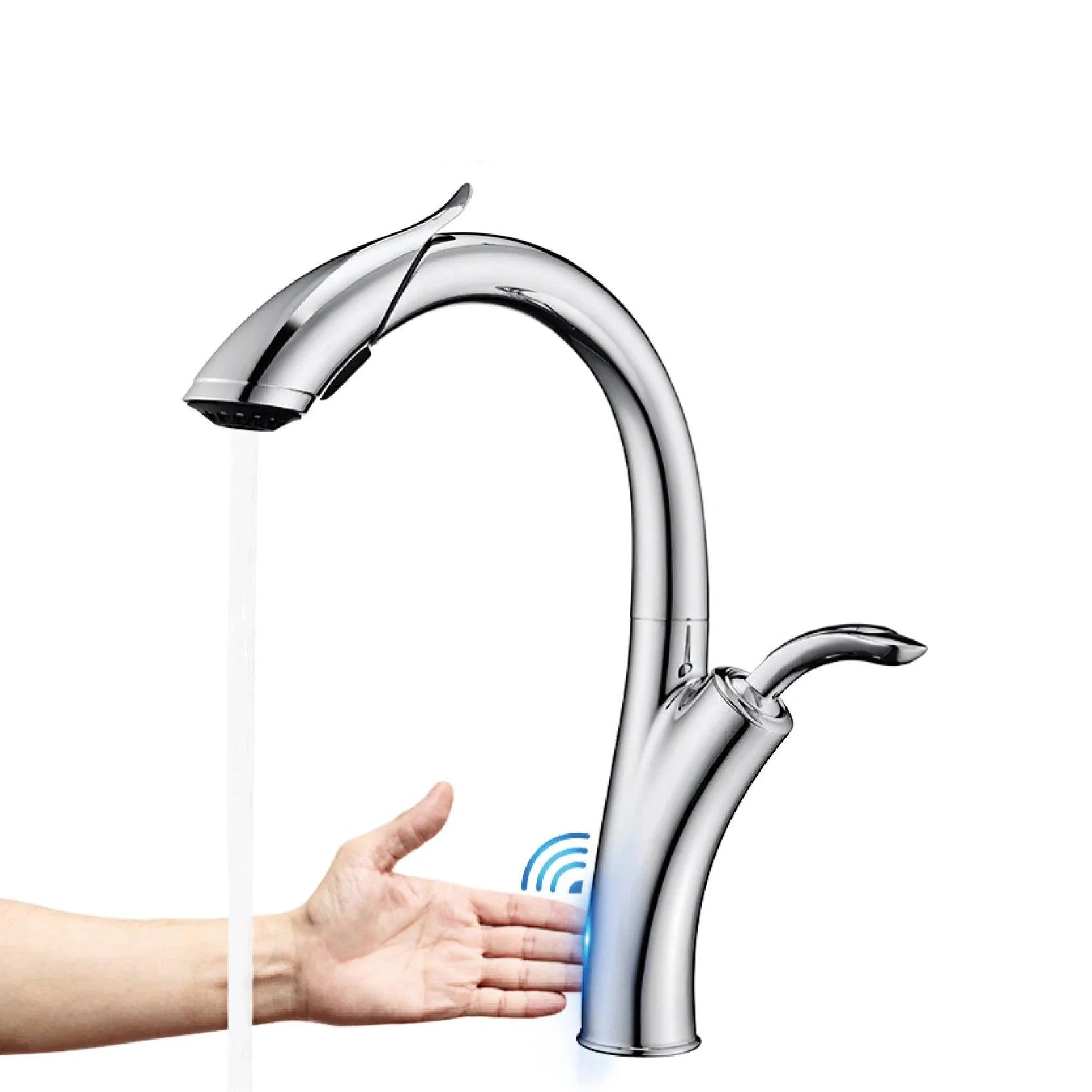 Kitchen Tap With 2 Size Single Handle Dual Function Sink Modern Tap -Bathlova