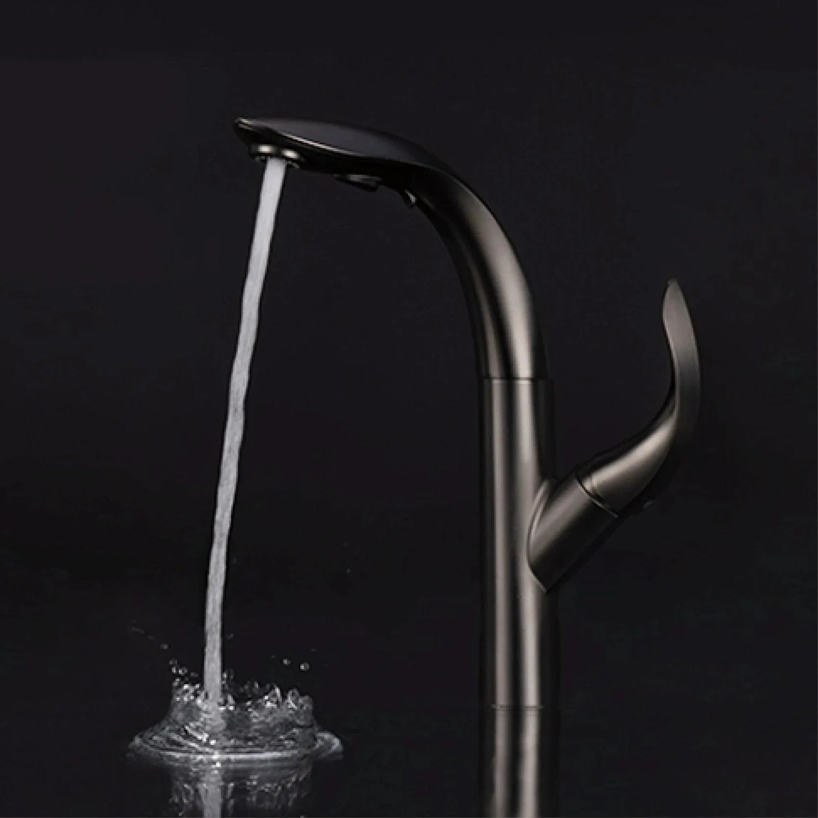 Kitchen Tap With Pull-out Design 2-function Modern Sink Tap -Bathlova