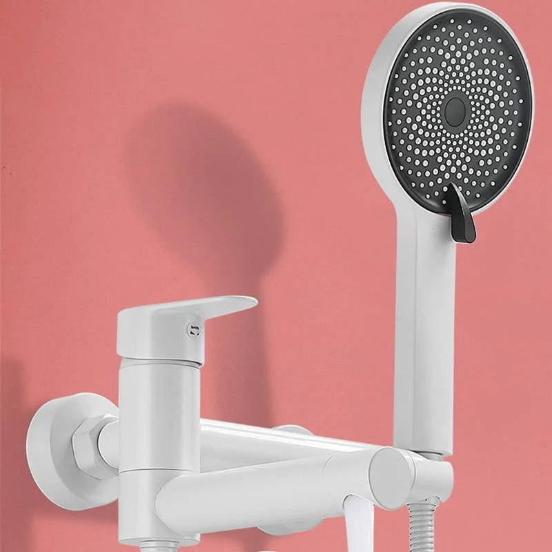 Lever Handle Shower Tap Single Hand Shower with Shower Hose -Bathlova