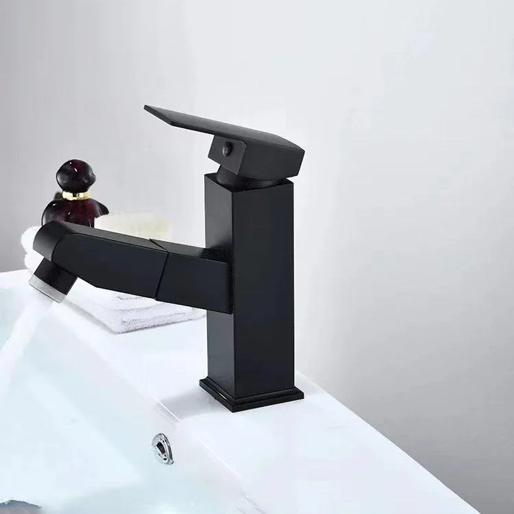 Lever Handle Tap Contemporary Pull-out Tap for Bathroom -Bathlova