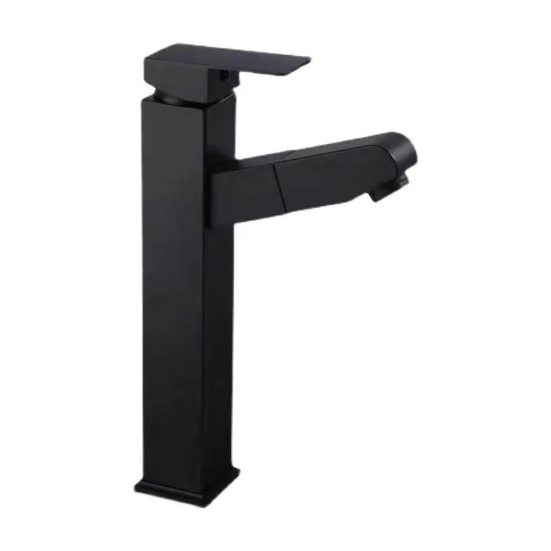 Lever Handle Tap Contemporary Pull-out Tap for Bathroom -Bathlova