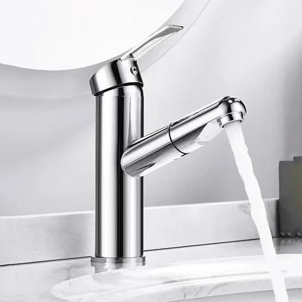 Lever Handle Tap Contemporary Pull-out Tap for Bathroom -Bathlova