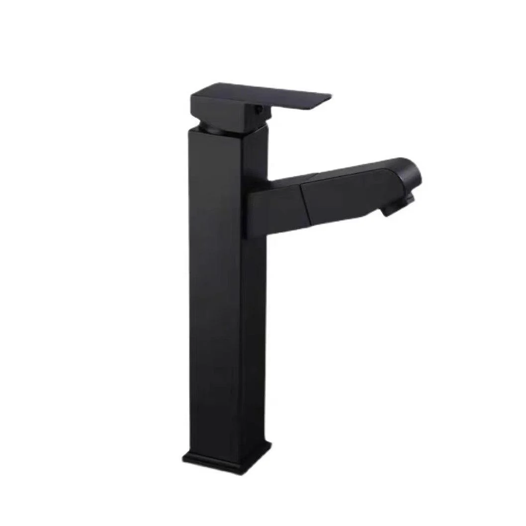 Lever Handle Tap Contemporary Pull-out Tap for Bathroom -Bathlova