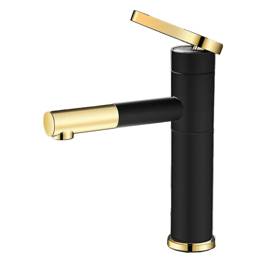 Lever Handle Tap Glam Style Swivel Spout Tap for Bathroom -Bathlova