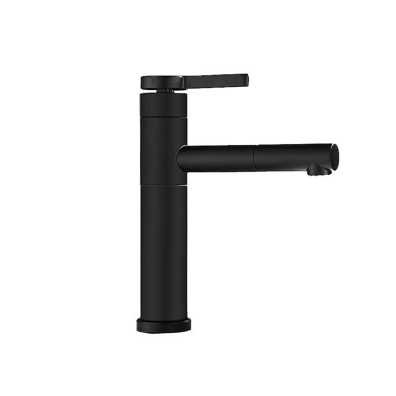 Lever Handle Tap Glam Style Swivel Spout Tap for Bathroom -Bathlova