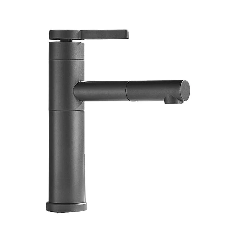 Lever Handle Tap Glam Style Swivel Spout Tap for Bathroom -Bathlova