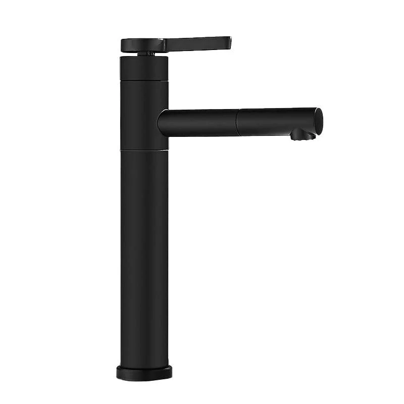 Lever Handle Tap Glam Style Swivel Spout Tap for Bathroom -Bathlova