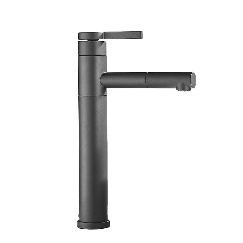 Lever Handle Tap Glam Style Swivel Spout Tap for Bathroom -Bathlova