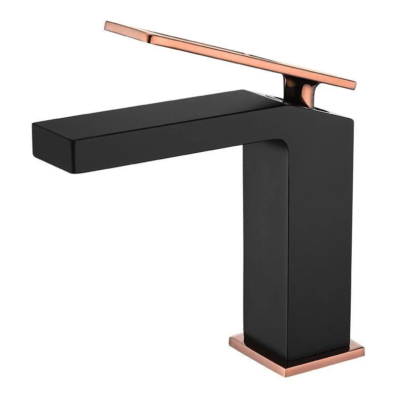 Lever Handle Tap Glam Style Vessel Sink Tap for Bathroom -Bathlova