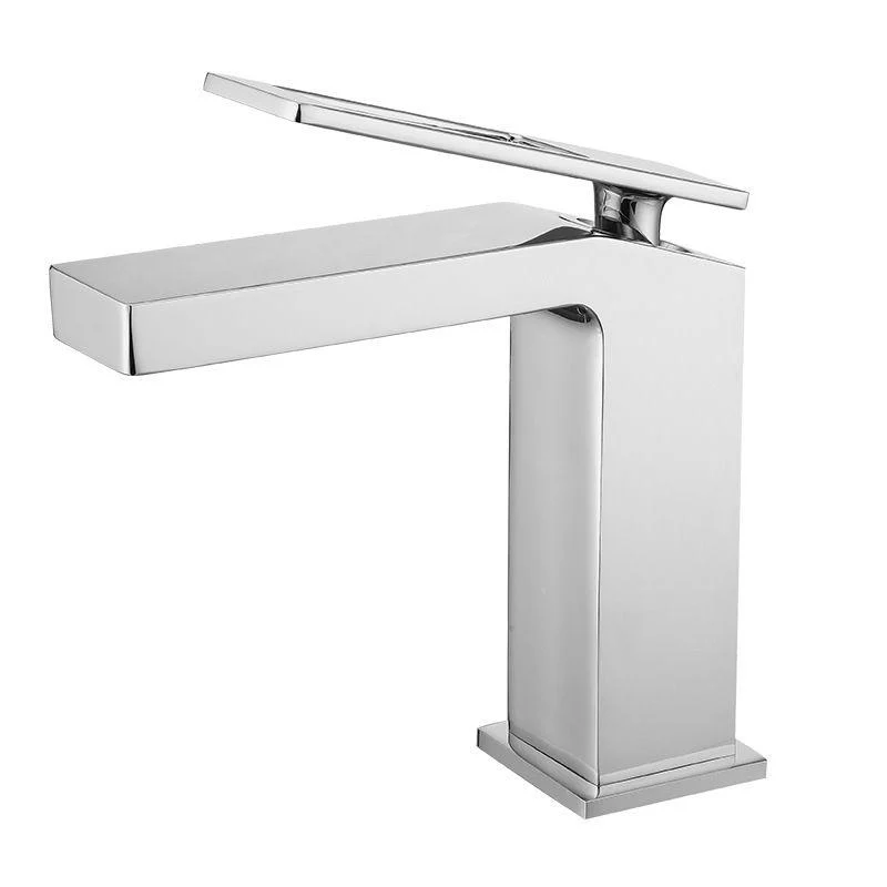 Lever Handle Tap Glam Style Vessel Sink Tap for Bathroom -Bathlova