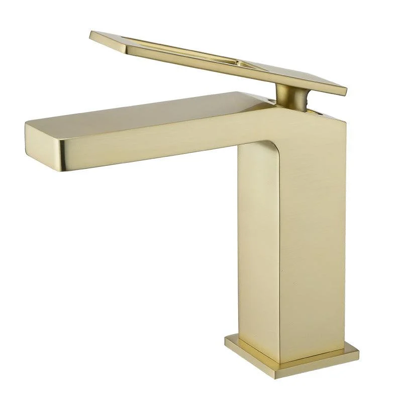 Lever Handle Tap Glam Style Vessel Sink Tap for Bathroom -Bathlova