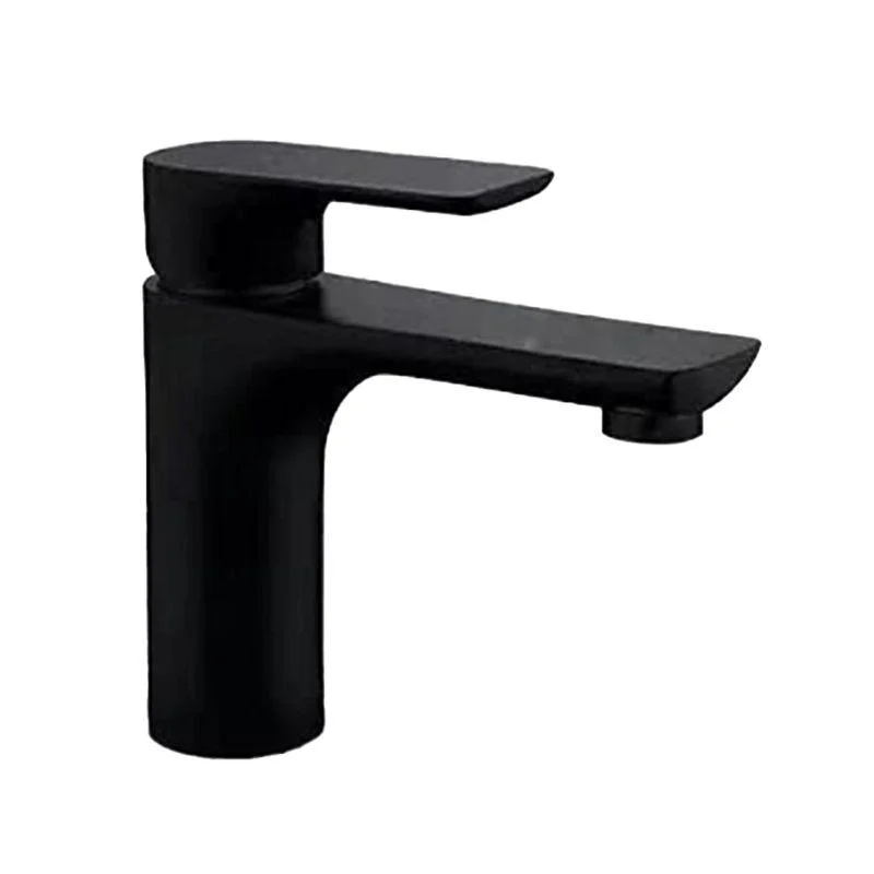 Lever Handle Vessel Sink Tap Circular Modern Bathroom Tap -Bathlova