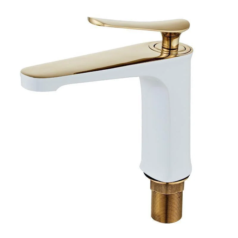 Light Luxury Basin Tap 6.69" H Modern Brass Vessel Sink Tap -Bathlova