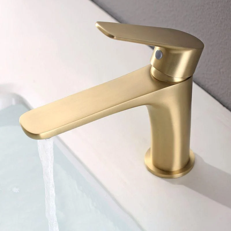 Light Luxury Vessel Sink Tap Lever Handle Single Hole Bathroom Tap -Bathlova