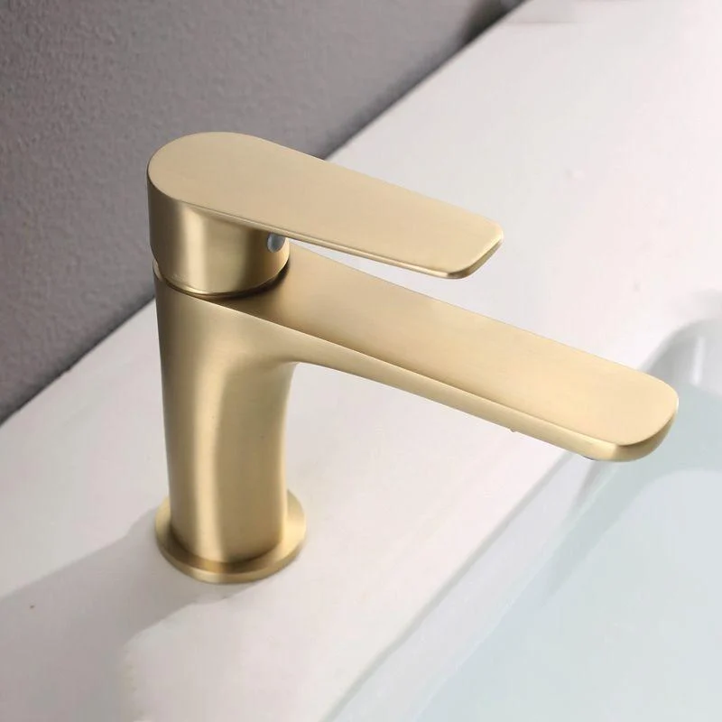 Light Luxury Vessel Sink Tap Lever Handle Single Hole Bathroom Tap -Bathlova