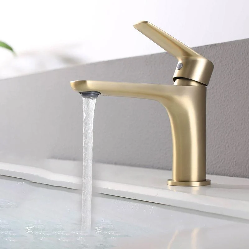 Light Luxury Vessel Sink Tap Lever Handle Single Hole Bathroom Tap -Bathlova