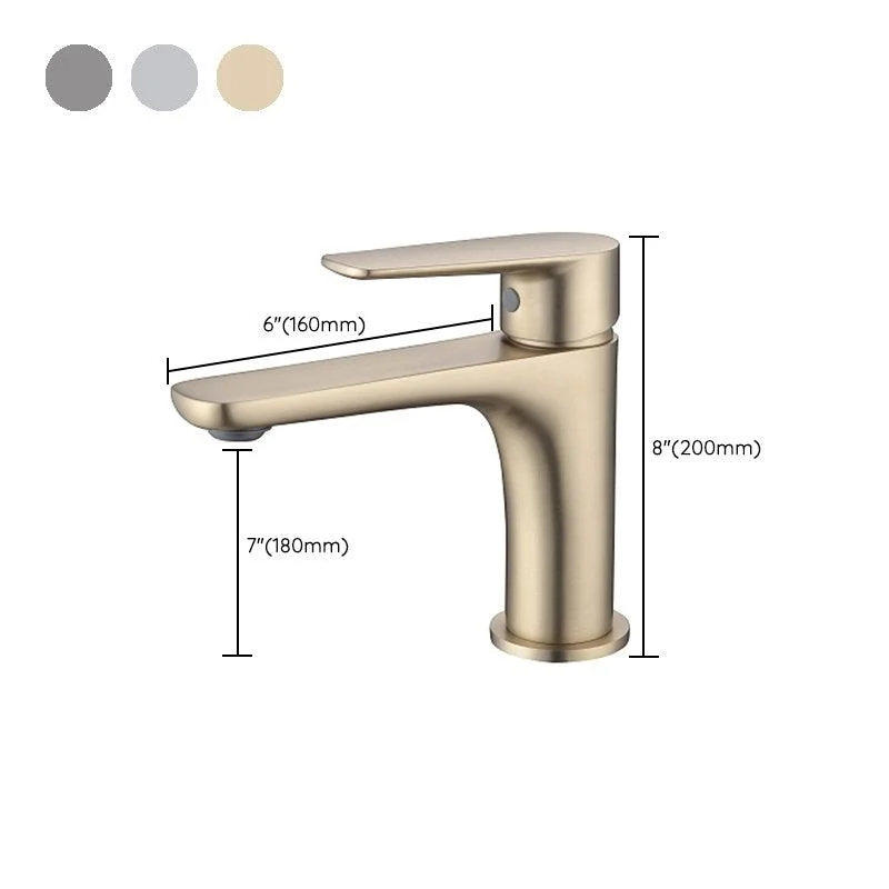 Light Luxury Vessel Sink Tap Lever Handle Single Hole Bathroom Tap -Bathlova