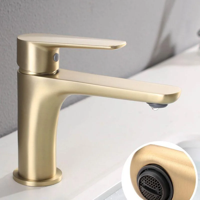 Light Luxury Vessel Sink Tap Lever Handle Single Hole Bathroom Tap -Bathlova