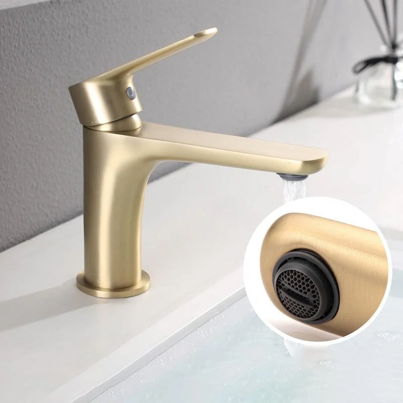 Light Luxury Vessel Sink Tap Lever Handle Single Hole Bathroom Tap -Bathlova