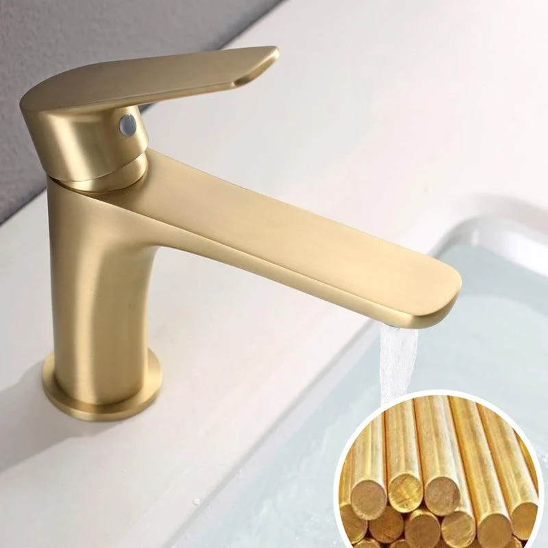 Light Luxury Vessel Sink Tap Lever Handle Single Hole Bathroom Tap -Bathlova