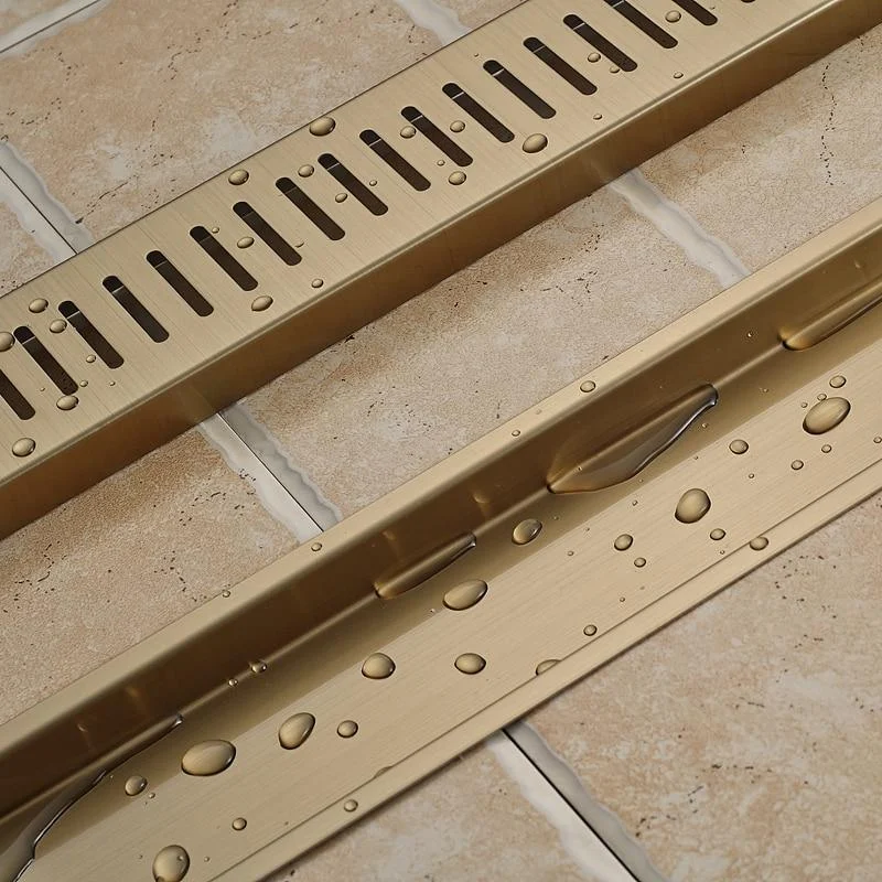 Linear Stainless Steel Bathroom Channel Tile Floor Drain -Bathlova