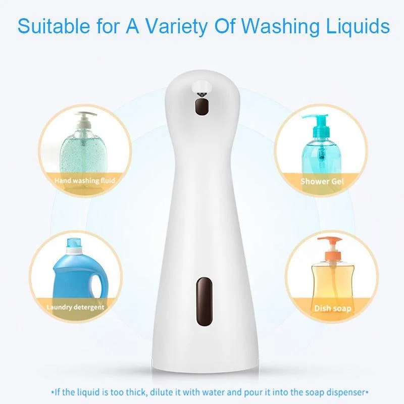 Liquid or Foam Soap Dispenser Automatic Hand Washing Foaming Dispenser -Bathlova