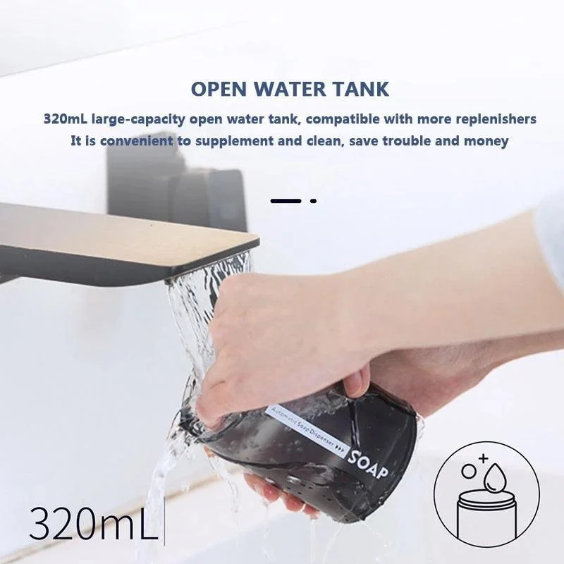 Liquid Soap Dispensers USB Rechargeable Soap Automatic Dispenser -Bathlova