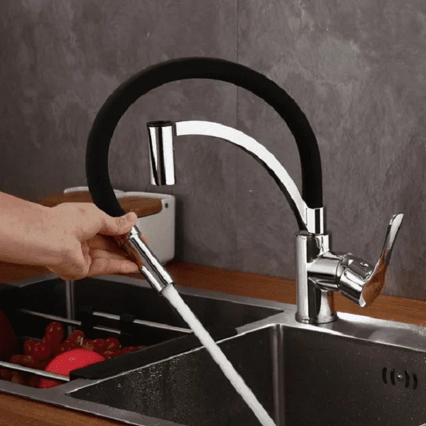 Lodge - Rotating Flexible Kitchen Tap -Bathlova