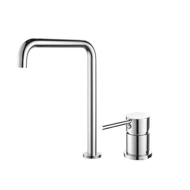 Long Pipe Deck Mount Bathroom Basin Tap -Bathlova