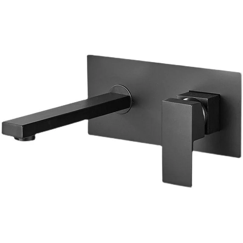 Low Arc Wall Mounted Bathroom Knob Handle Tap Lavatory Tap -Bathlova