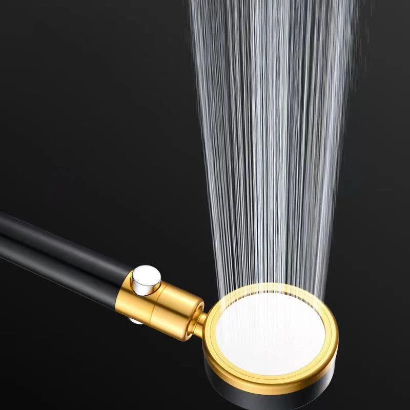 Luxurious Shower Head Color Block Adjustable Water Flow Round Handheld Shower Head -Bathlova