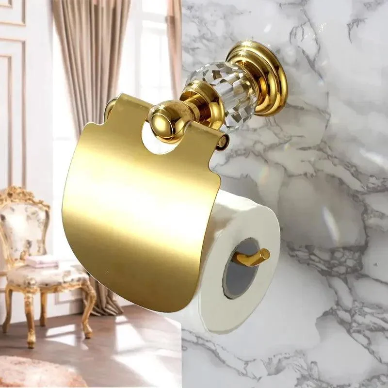 Luxury Brass Gold Bathroom Toilet-paper Holder -Bathlova